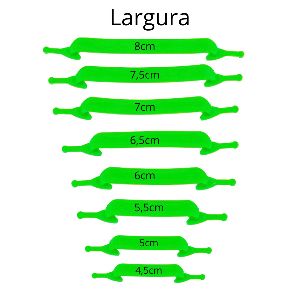 Cadarço De Silicone O Par Elástico Verde Claro Cadarço De Silicone O Par Elástico Verde Claro